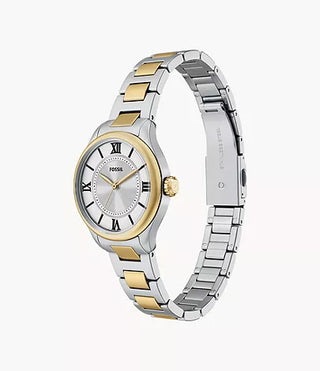 Fossil Gilmore Three-Hand Two-Tone Stainless Steel Watch