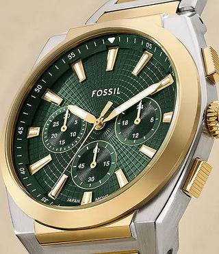 Fossil Everett Chronograph Two-Tone Stainless Steel Watch