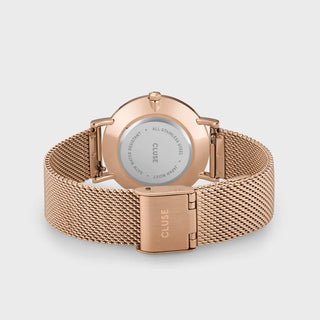 Cluse Minuit Mesh, Grey, Rose Gold Colour CW10207