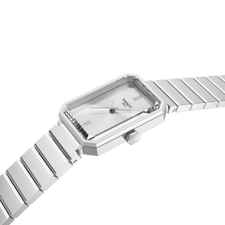 TISSOT SRV Silver Three Hand Square Watch