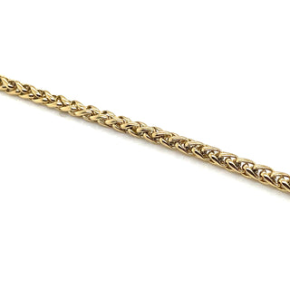 Gents CRIÚ Golden Spiga Necklace & Bracelet Bundle