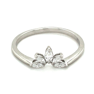 Platinum Laboratory Grown Diamond Crown Ring