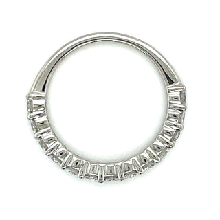 Platinum .78ct Laboratory Grown Diamond Eternity Ring
