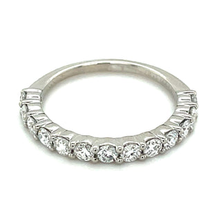 Platinum .78ct Laboratory Grown Diamond Eternity Ring