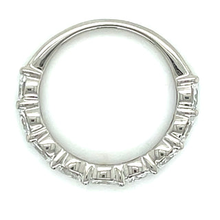 Platinum 1.25ct Laboratory Grown Horizontal Oval Diamond Ring