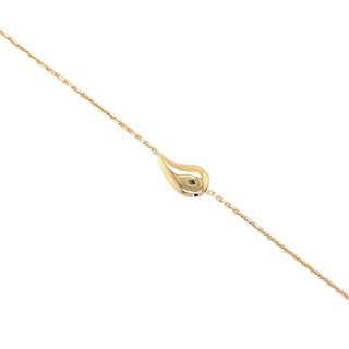 Golden Petite Teardrop Bracelet