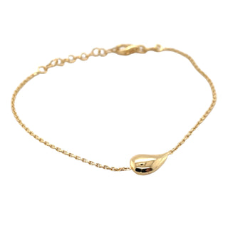 Golden Petite Teardrop Bracelet