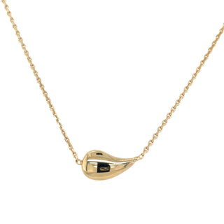 Golden Petite Teardrop Necklace