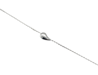 Sterling Silver Petite Teardrop Bracelet