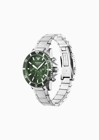 Emporio Armani Gent’s Green Face Chronograph Watch