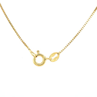 Golden Cz Pendant Necklace