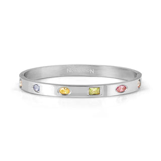 PRETTY BANGLES BRACELET, MULTI-COLOUR CZ