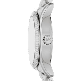 Michael Kors Silver Lexington Watch with Green Dial