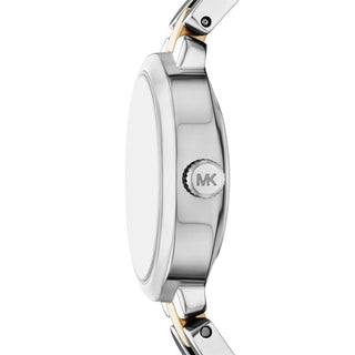 Michael Kors Two Tone Maude Round Three Hand Watch