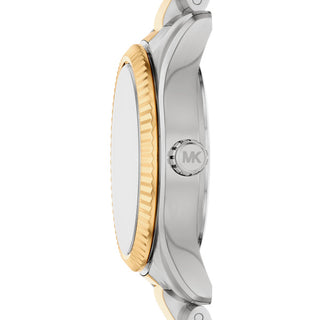 Michael Kors Lexington Two Tone Watch With Teal Dial