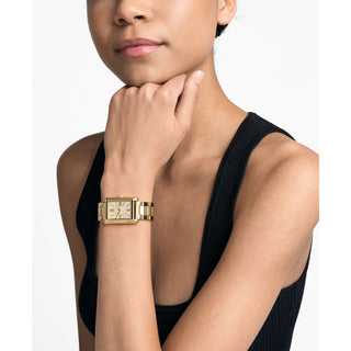 Michael Kors Essex Golden Square Three Hand Watch