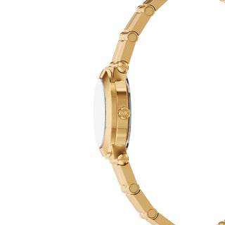 Michael Kors Billie Golden Three Hand watch with White Dial