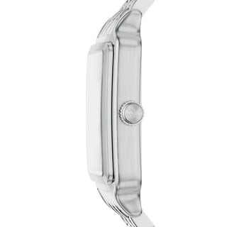 Emporio Armani Diego Silver Tone watch With Square Black Dial