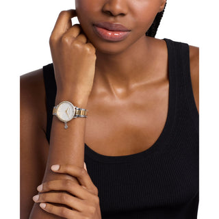 Michael Kors Pyper Two Tone Watch with Cz Digits