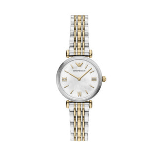 Emporio Armani Gianni Two Tone Mother of Pearl Watch