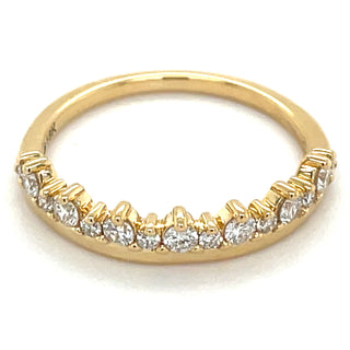 18ct Yellow Gold 0.30ct Crown Earth Grown Diamond Ring