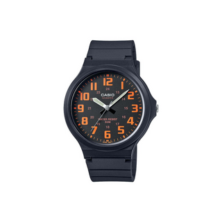 Casio Collection Gents Black & Orange Dial Watch