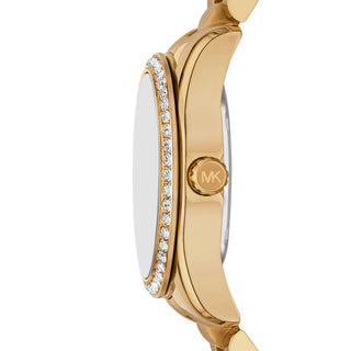 Michael Kors Lexington Three Hand Chronograph Watch with Green Dial