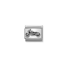 COMPOSABLE CLASSIC OXIDISED SYMBOLS in stainless steel and 925 sterling silver Vintage Bike