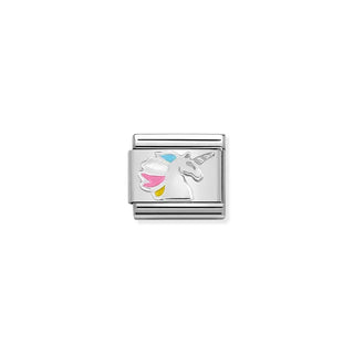 COMPOSABLE Classic SYMBOLS stainless steel, enamel and 925 sterling silver Unicorn