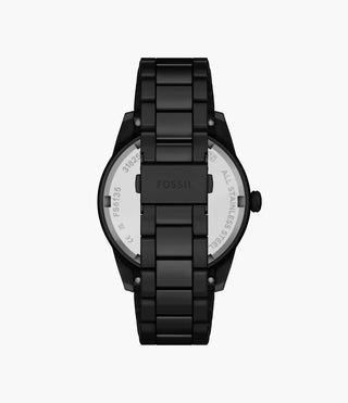 Fossil Pearson Multifunction Black Stainless Steel Watch
