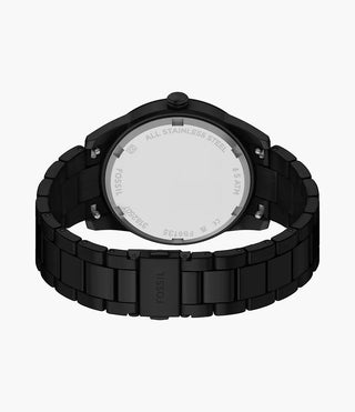 Fossil Pearson Multifunction Black Stainless Steel Watch