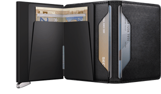 Secrid Premium Miniwallet+ Emboss Lines Black