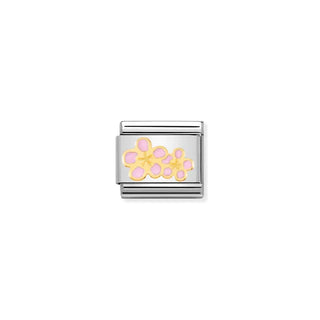 COMPOSABLE CLASSIC PINK PEACH FLOWER LINK