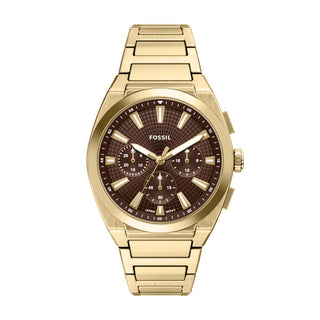 Fossil Everett Chronograph Gold-Tone Stainless Steel Watch