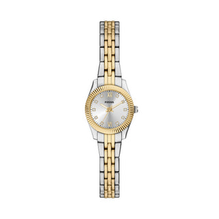 Fossil Scarlette Mini Three-Hand Two-Tone Stainless Steel Watch