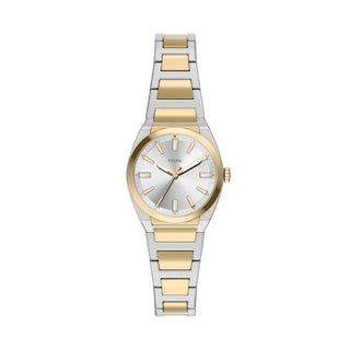 Fossil Everett Three-Hand Two-Tone Stainless Steel Watch