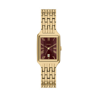 Fossil Raquel Three-Hand Date Gold-Tone Stainless Steel Watch