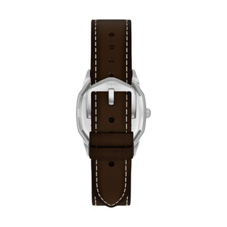 Fossil Harlow Three-Hand Brown Leather Watch