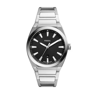 Fossil Everett Three-Hand Date Stainless Steel Watch