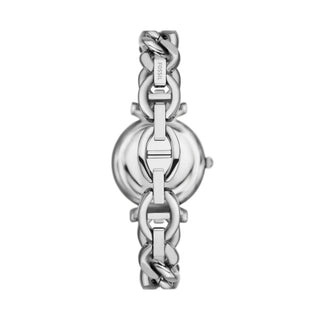 Fossil Carlie Mini Silver Three-Hand Stainless Steel Watch