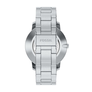 Fossil Minimalist Three-Hand Two-Tone Blue Face Stainless Steel Watch