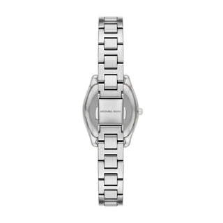 Michael Kors Petite Chelsea Pavé Silver Watch With Blue Dial