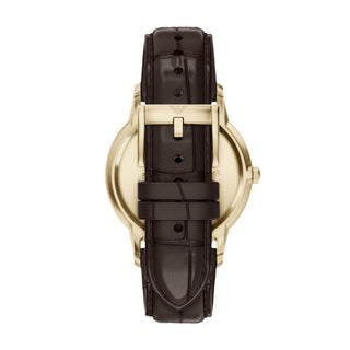 Emporio Armani Archetipo Quartz Brown Leather Watch