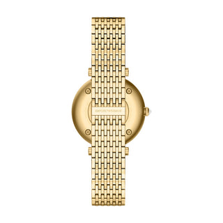 Emporio Armani Archelia Gold Bracelet Strap Watch With Mother Of Pearl Dial