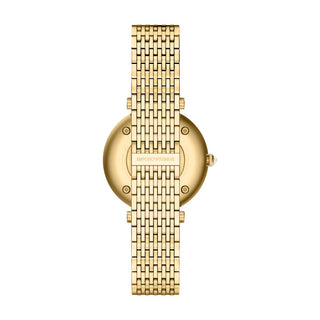 Emporio Armani Archelia Gold Bracelet Strap Watch With A Brown Dial