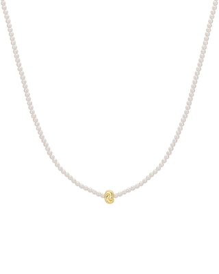 Ania Haie Gold Twist & Glass Pearl Beaded Necklace