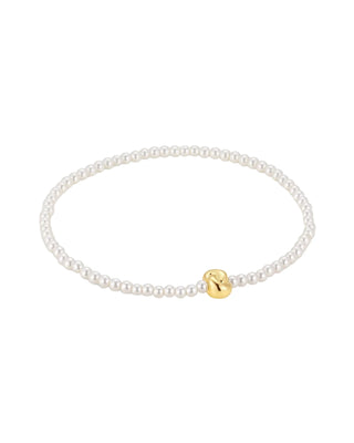 Ania Haie Gold Glass Pearl & Twist Beaded Bracelet