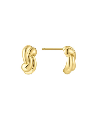Ania Haie Gold Rope Twist Stud Earrings