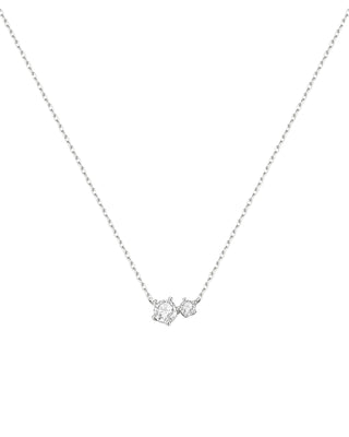 Ania Haie Silver Prong Set Duo Necklace
