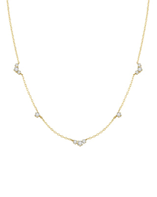 Ania Haie Gold Cluster & Single Station Necklace